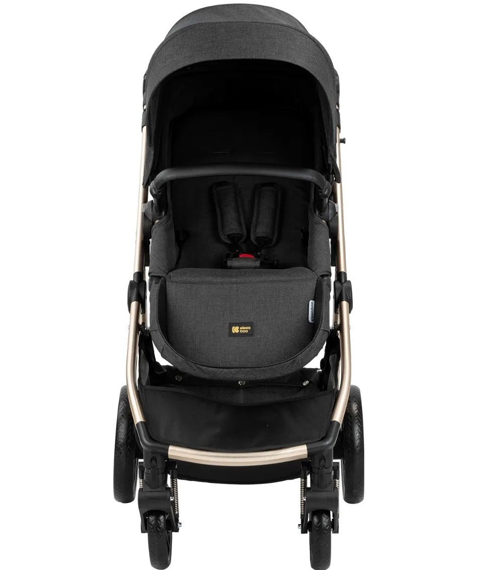 Cărucior 3-în-1 Kikka Boo Cherie, Gri