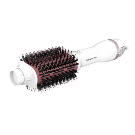 Фен-щётка Rowenta Volumizer Oval Brush CF6135F0, 800 Вт, Белый | Розовый 