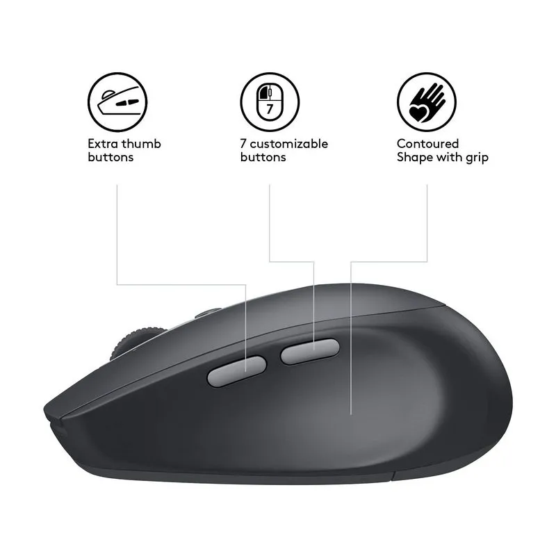 Беcпроводная мышь Logitech M590, Чёрный
