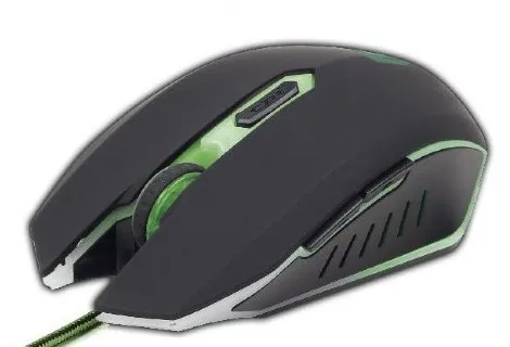 Gaming Mouse Gembird MUSG-001-G, Negru/Verde
