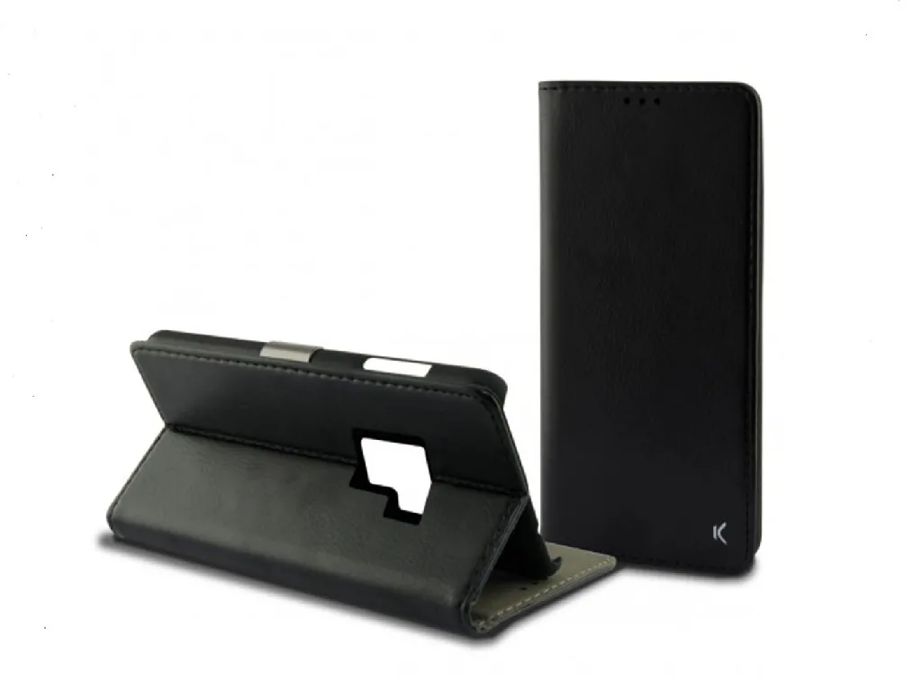 Husă tip carte Cellularline Book Agenda - Galaxy S9, Negru