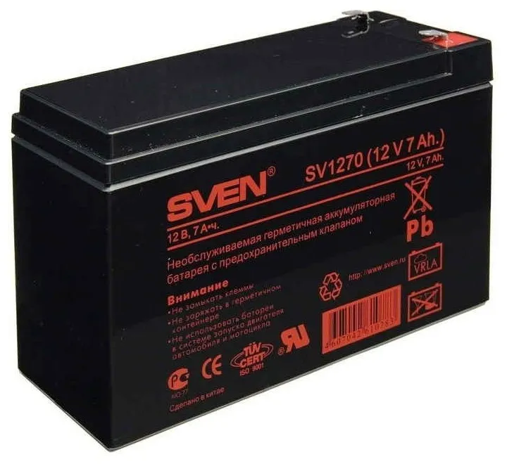Acumulator UPS SVEN SV-0222007, 12V, 7А•h