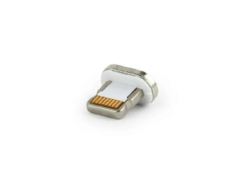 Adaptor pentru cablu USB Cablexpert CC-USB2-AMLM31-1M, /Lightning Alb