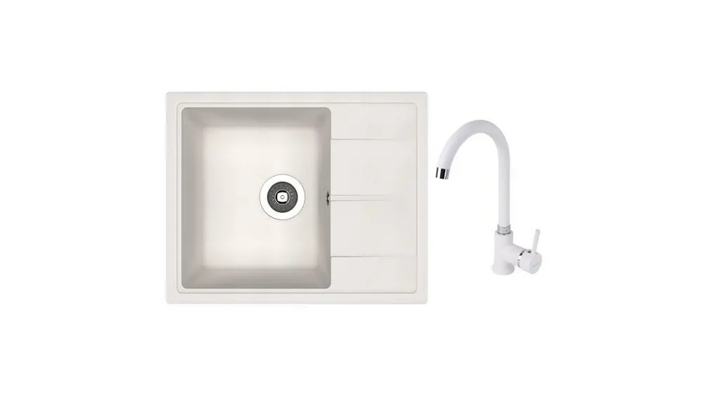 НАБОР мойка Dr Gans Nika 580 + SanDonna F 7073 alb