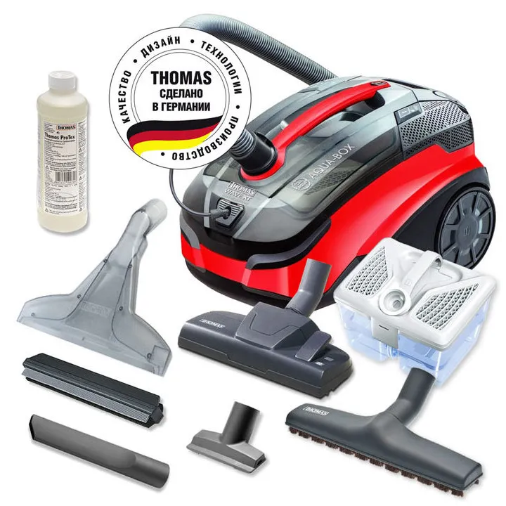 Aspirator Thomas Wave XT Aqua-Box, Negru | Roșu