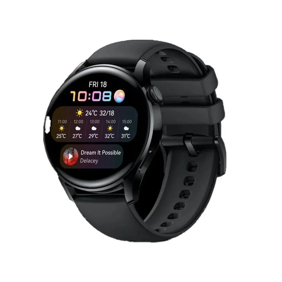 Ceas inteligent Huawei WATCH 3, Negru