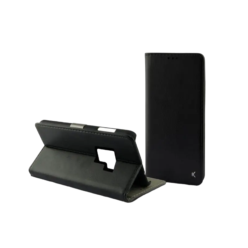 Husă tip carte Cellularline Book Agenda - Galaxy S9, Negru