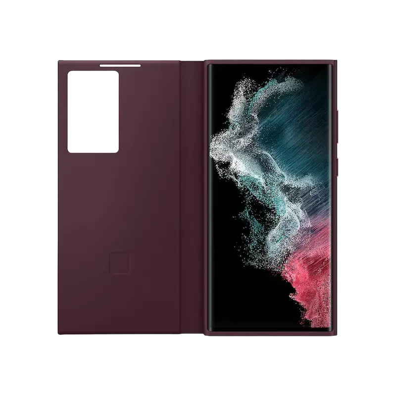 Husă tip carte Samsung Smart Clear View Cover for Galaxy S22 Ultra, Vinus