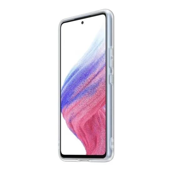 Original Sam. Soft Clear cover Galaxy A53, Transparent