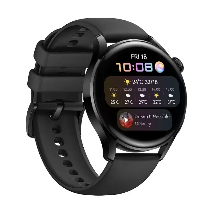 Ceas inteligent Huawei WATCH 3, Negru