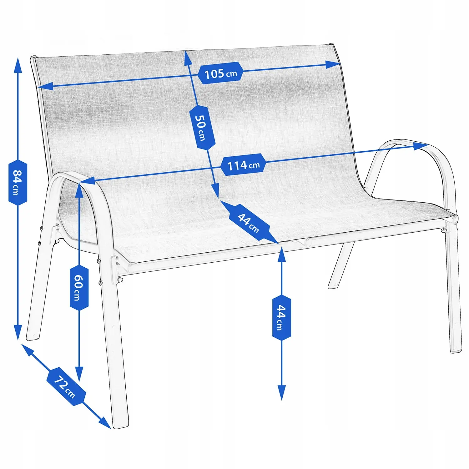 Set mobilier de gradina JUMI FIESTA