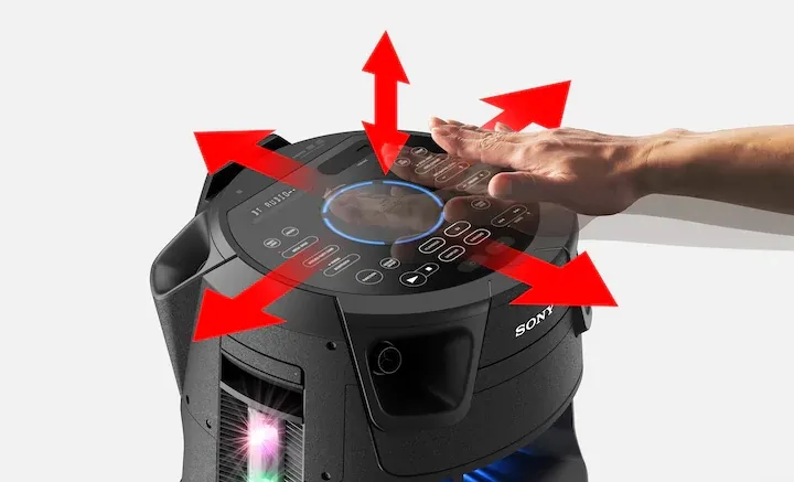 Портативная колонка SONY MHC-V73D, Чёрный