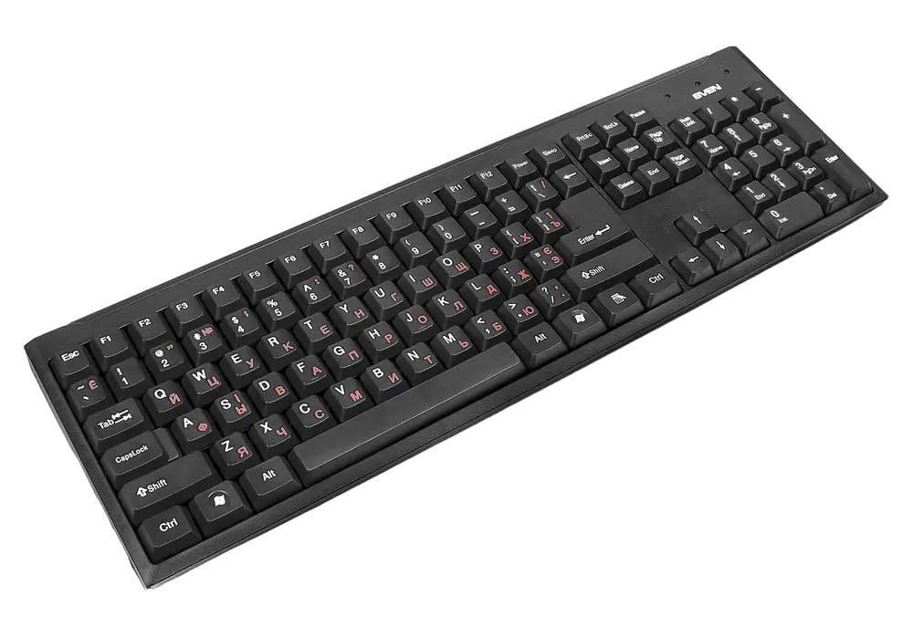 Tastatură SVEN Standard 303, Cu fir, Negru