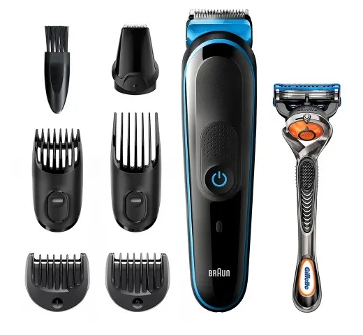 Мужской Триммер Braun MGK3245, Черный | Синий