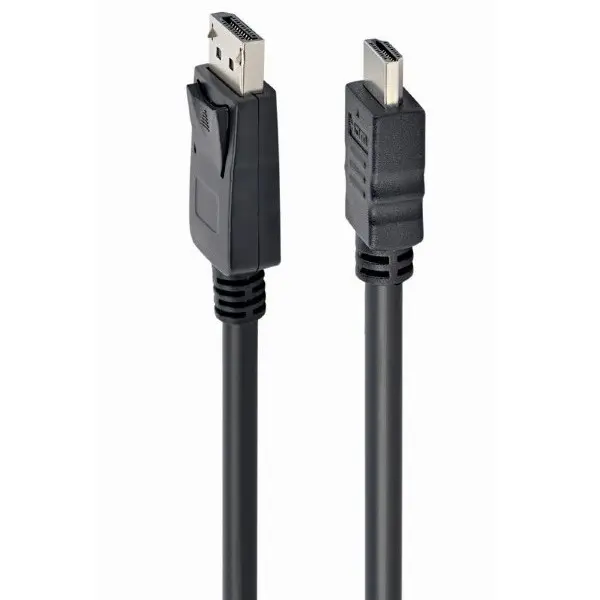 Cablu Video Cablexpert CC-DP-HDMI-10M, DisplayPort (M) - HDMI (M), 10m, Negru