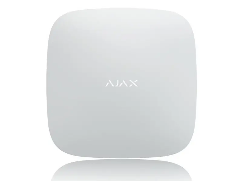 Panou inteligent de control al alarmei Ajax Hub, Alb