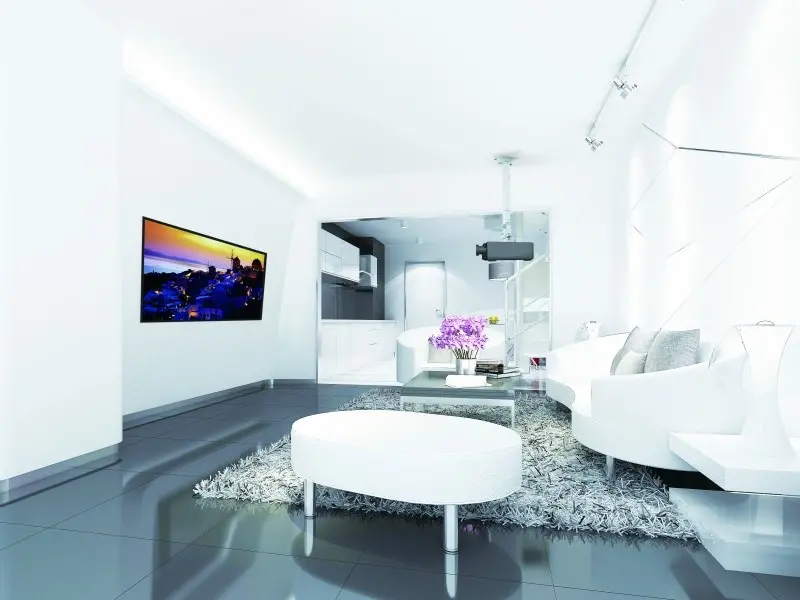 Suport pentru tavan și pe perete Reflecta Tapa, Alb