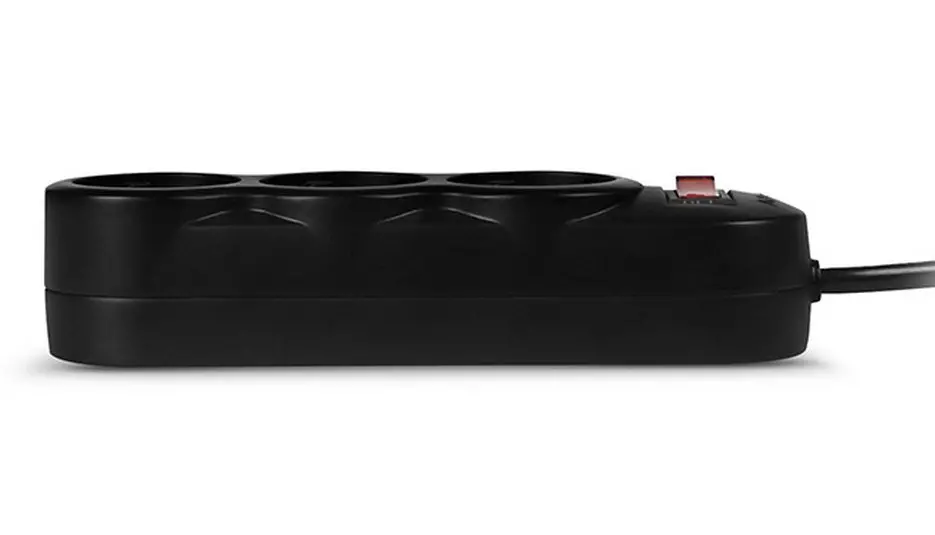 Prelungitor electric SVEN SF-03L, 3 Prize, 1,8m, Negru