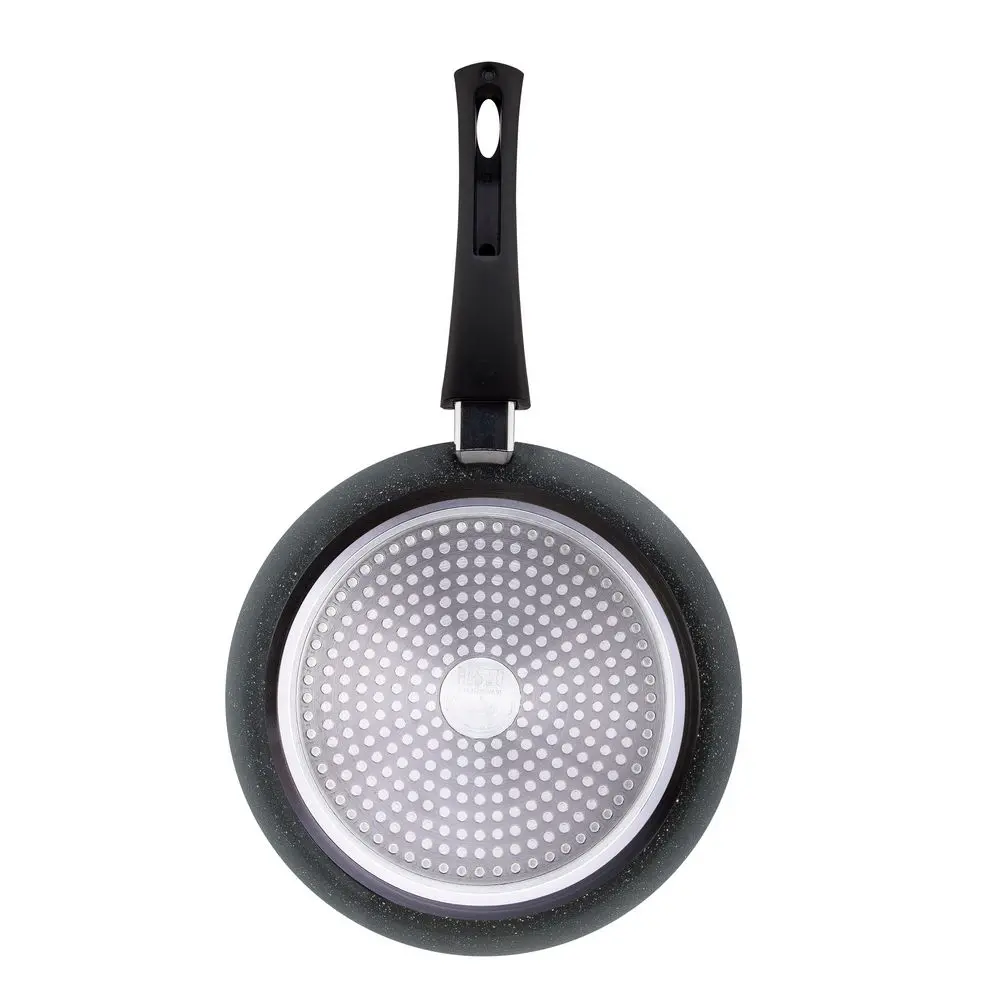 Сковорода глубокая RESTO 93040, 24см, Чёрный