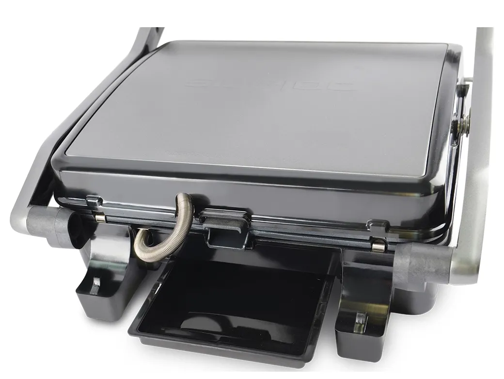 Grătar electric Polaris PGP0903, 2000W, Argintiu