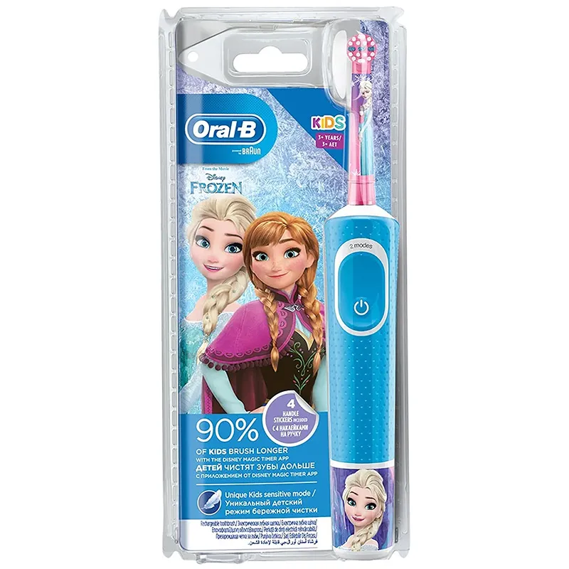 Электрическая зубная щетка Oral-B D100.413.2K Frozen, Синий