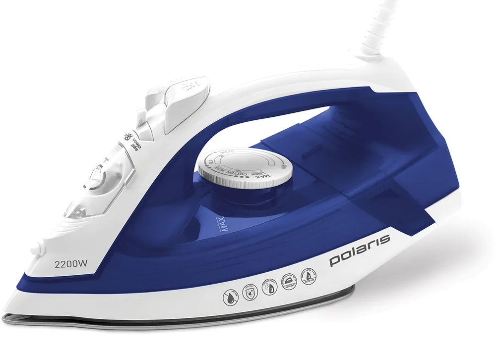 Fier de călcat Polaris PIR2240AK, 2200W, Alb Albastru