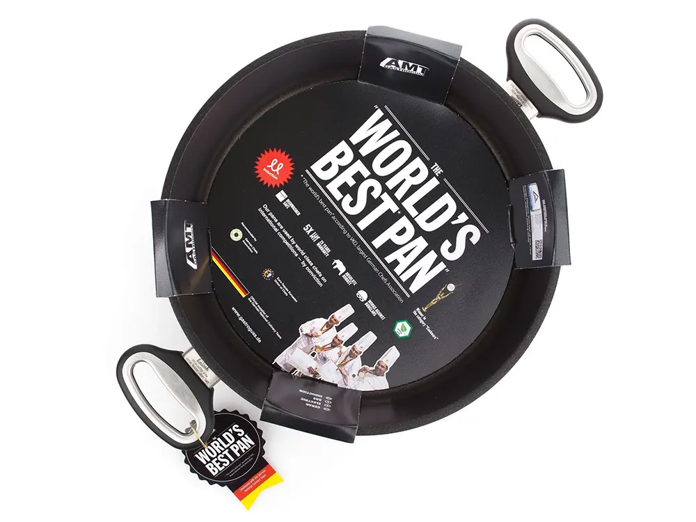 Сотейник AMT Gastroguss AMT-828-E-Z500-L, 4,3л, 28см, Чёрный