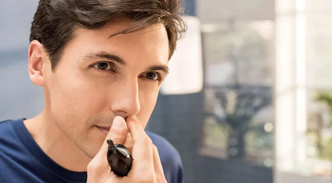 Trimmer pentru bărbați Philips Series 3000 NT3650/16, Negru | Gri