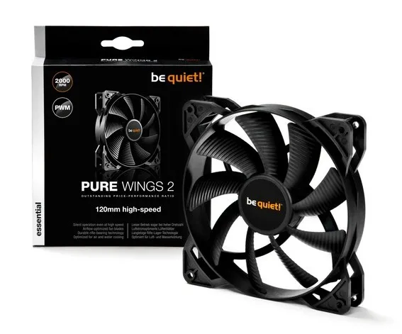 Ventilator PC be quiet! PURE WINGS 2 140mm PWM high-speed, 140 mm