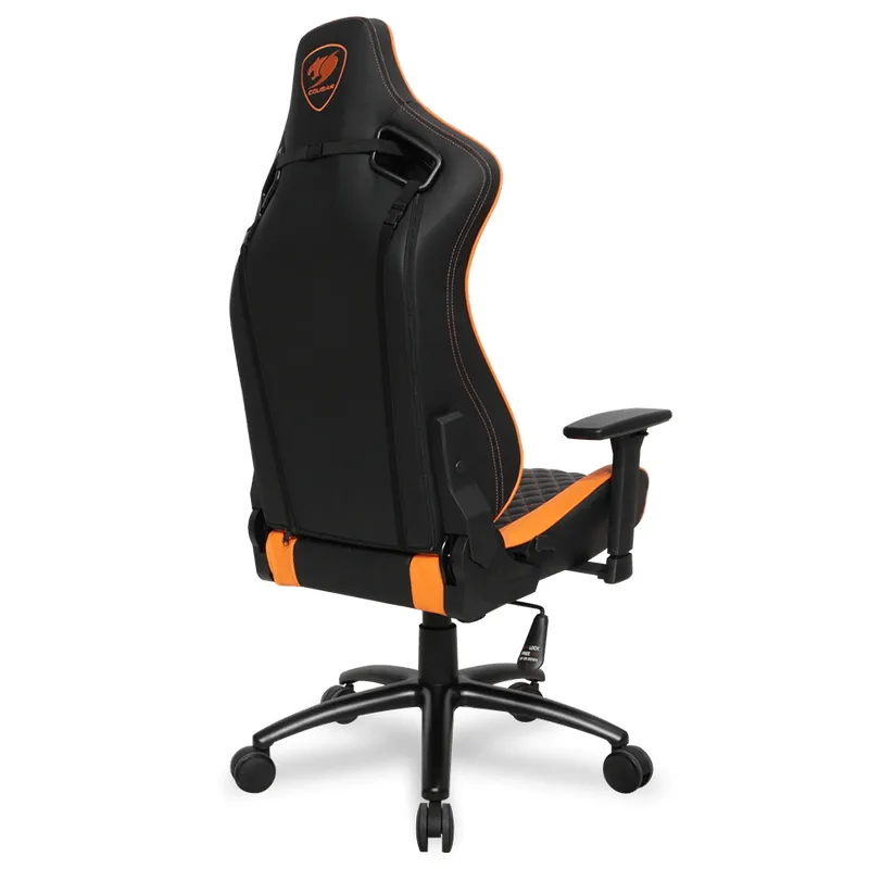 Scaun Gaming Cougar Explore S, PVC Piele, Negru/Portocaliu