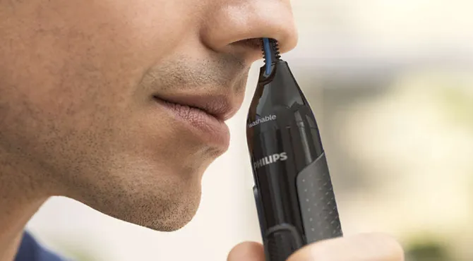 Trimmer pentru bărbați Philips Series 3000 NT3650/16, Negru | Gri