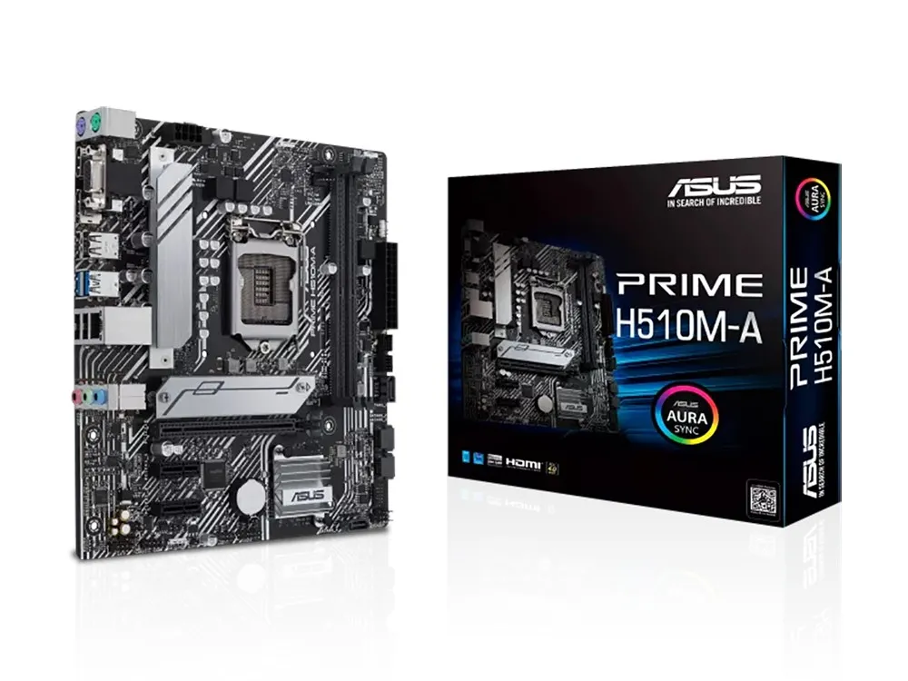 Материнская плата ASUS PRIME H510M-A, Intel H510, Micro-ATX