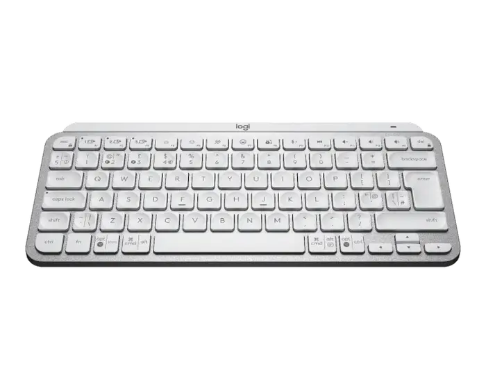 Клавиатура Logitech MX Keys Mini, Беспроводное, Бледно-серый