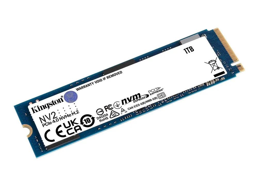 Накопитель SSD Kingston NV2, 1000Гб, SNV2S/1000G