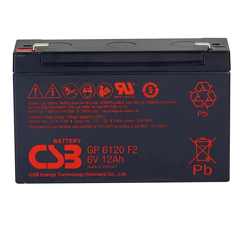 Acumulator UPS Ultra Power GP, 6V, 12Ah