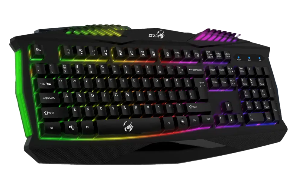 Клавиатура Genius SCORPION K220, Проводное, Чёрный