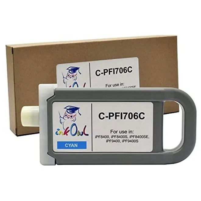 Cartuș de cerneală Canon PFI-706C, 700ml, Cyan