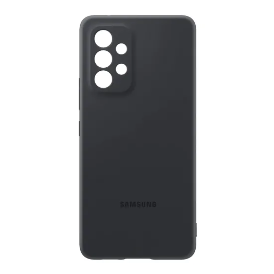 Original Sam. silicone cover Galaxy A73, Black