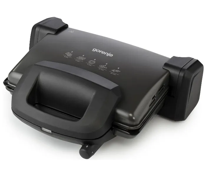 Электрический Гриль Gorenje CONTACT GRILL KR1800SM, 1800Вт, Чёрный