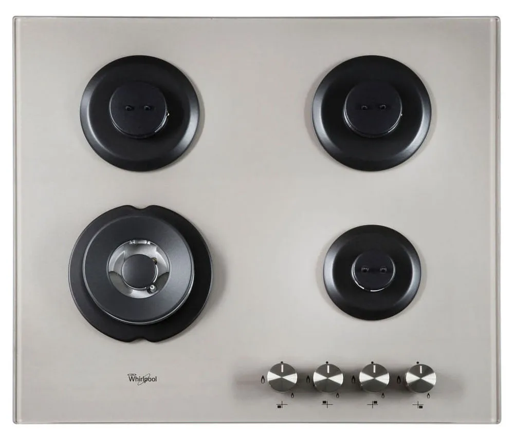 Plită pe gaz Whirlpool GOFL 629/S, Argintiu