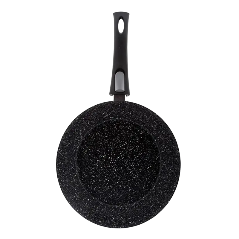 Сковорода глубокая RESTO 93040, 24см, Чёрный