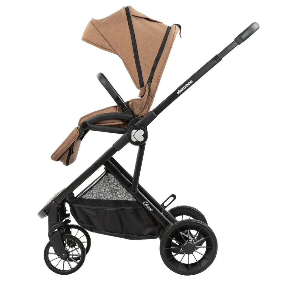 Cărucior 3-în-1 Kikka Boo Cherie, Bej