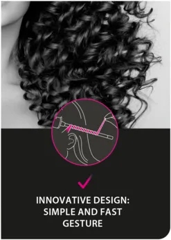 Плойка Rowenta Curls Forever CF3112F0, Чёрный