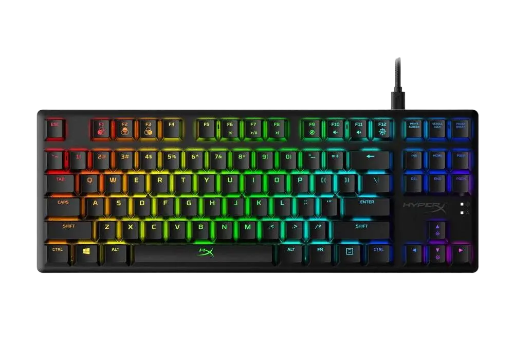 Клавиатура HyperX Alloy Origins Core, Проводное, Чёрный