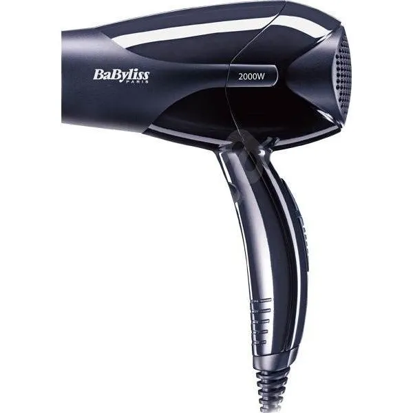 Компактный фен BaByliss D212E, 2000 Вт, Чёрный