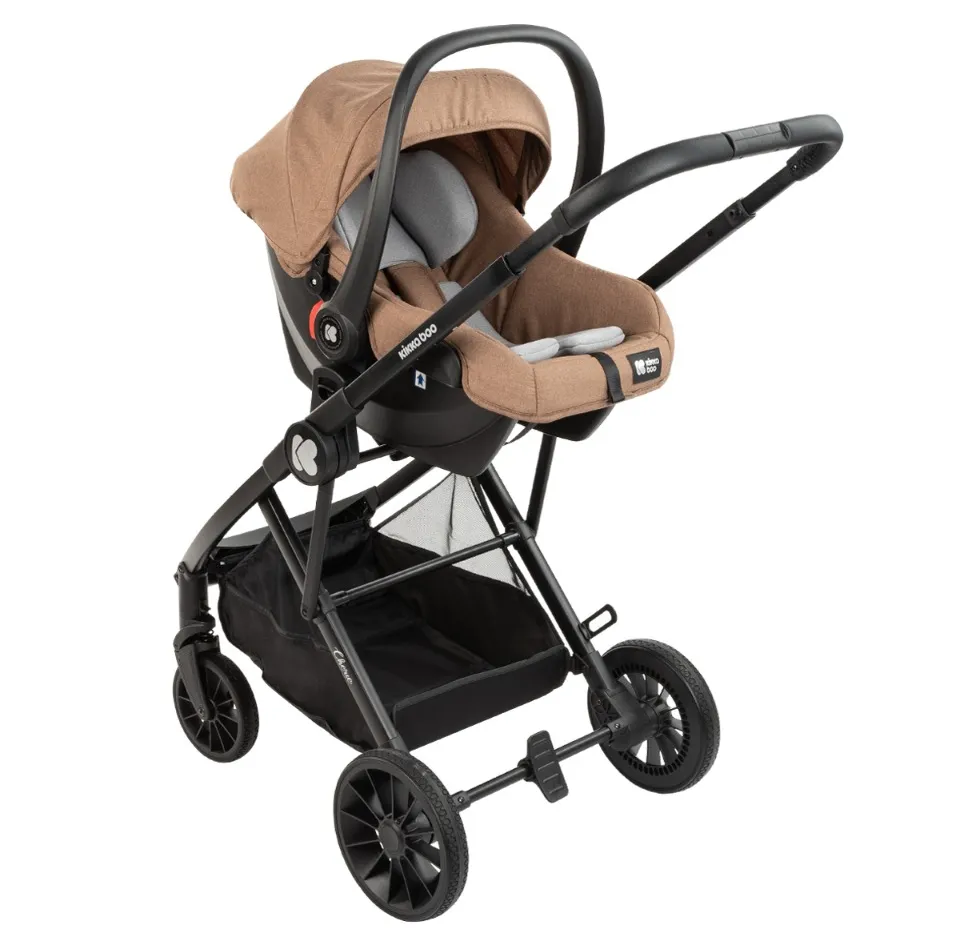 Cărucior 3-în-1 Kikka Boo Cherie, Bej