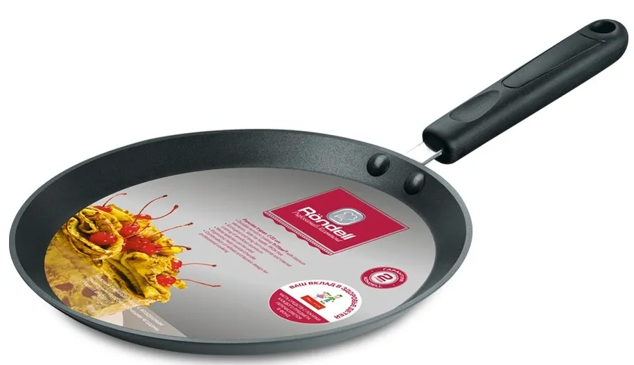 Блинная сковорода Rondell RDA-274, 22см, Чёрный