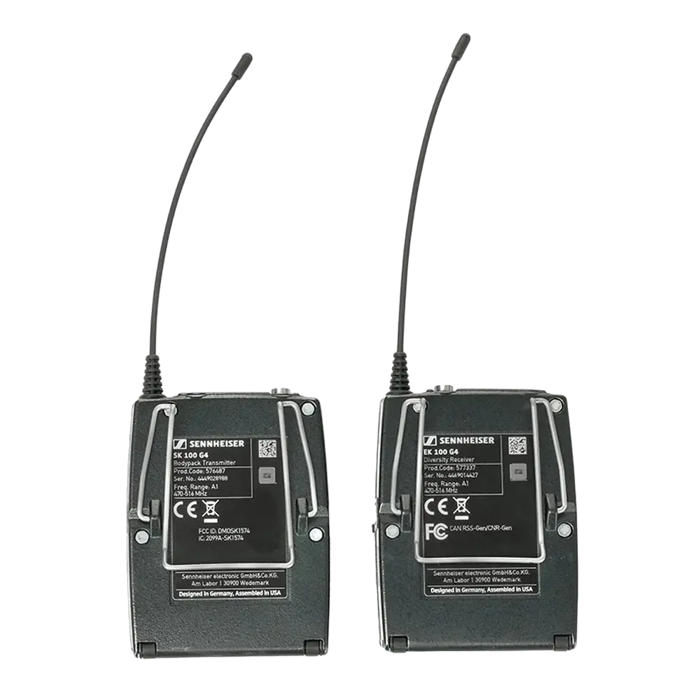 Микрофон для живого исполнения Sennheiser EW 112P G4 B, Беспроводной, Чёрный