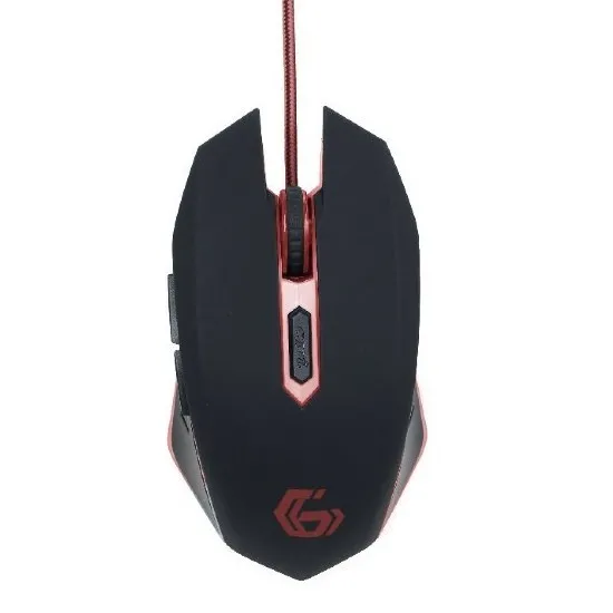 Gaming Mouse Gembird MUSG-001-R, Negru/Rosu