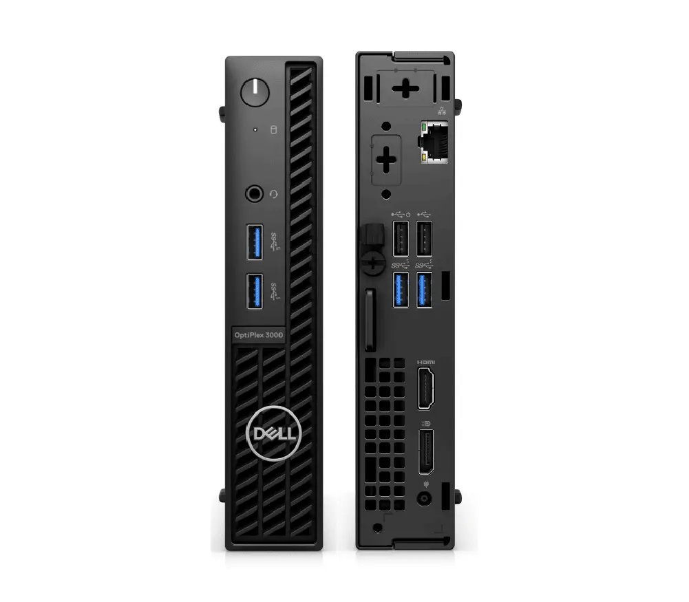 Мини ПК DELL OptiPlex 3000, Tiny, Intel Core i3-12100T, 8Гб/256Гб, Intel UHD Graphics 630, Linux Ubuntu